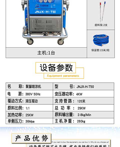 JNJX-H-T50聚脲噴涂設備 -3